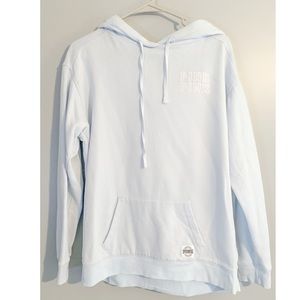 PINK light blue hoodie